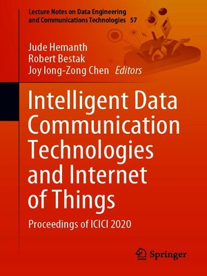 cover image of Intelligent Data Communication Technologies and Internet of Things